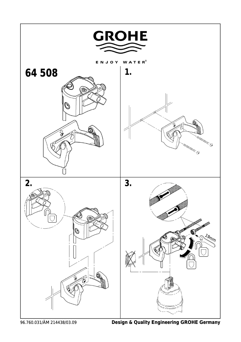 Página 1 del manual Manual de usuario Grohe 40438000