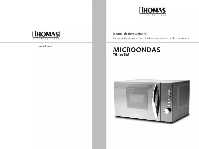 Page 1 de la notice Manuel utilisateur Thomas TH-20DM