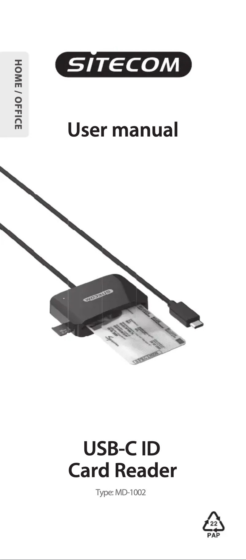 Page n°1 - Manuel utilisateur Sitecom MD-1002