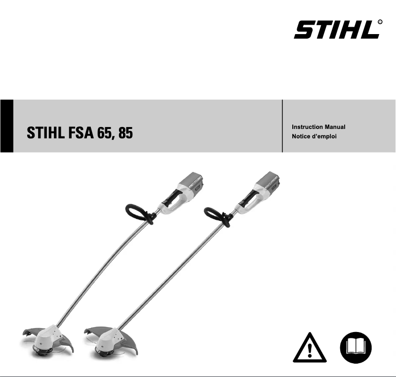 Page 1 de la notice Manuel utilisateur Stihl FSA 85