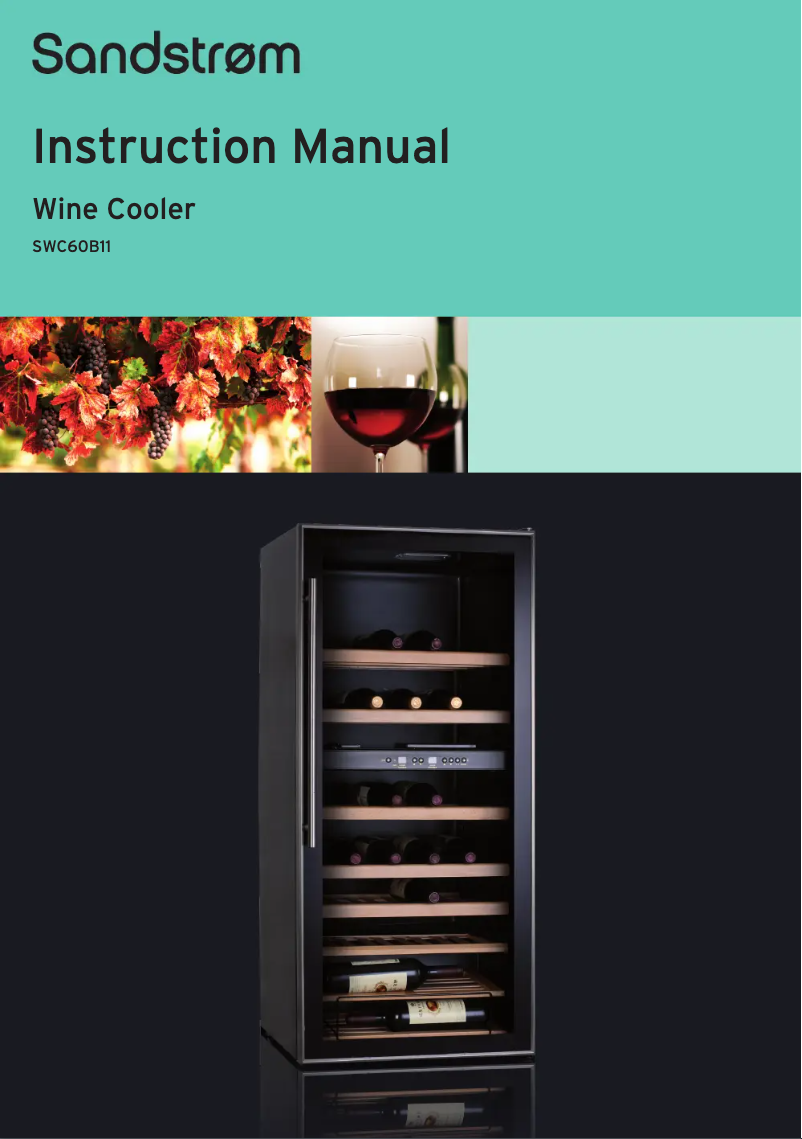 Page 1 de la notice Manuel utilisateur Sandstrøm SWC60B11