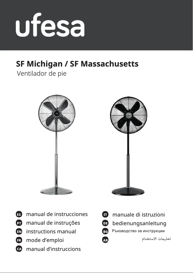 Page 1 de la notice Manuel utilisateur Ufesa Michigan