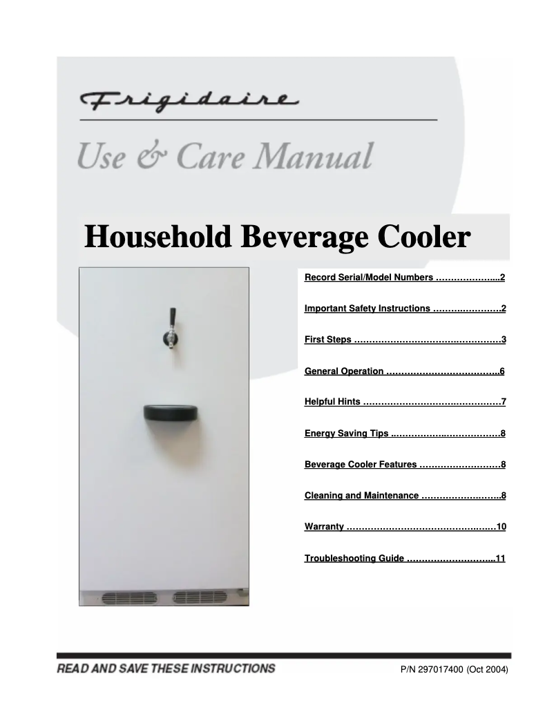 Image de la première page du manuel de l'appareil PLKU1267DS