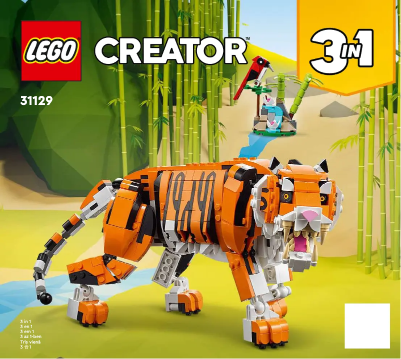 Page n°1 - Manuel utilisateur Lego Creator 31129