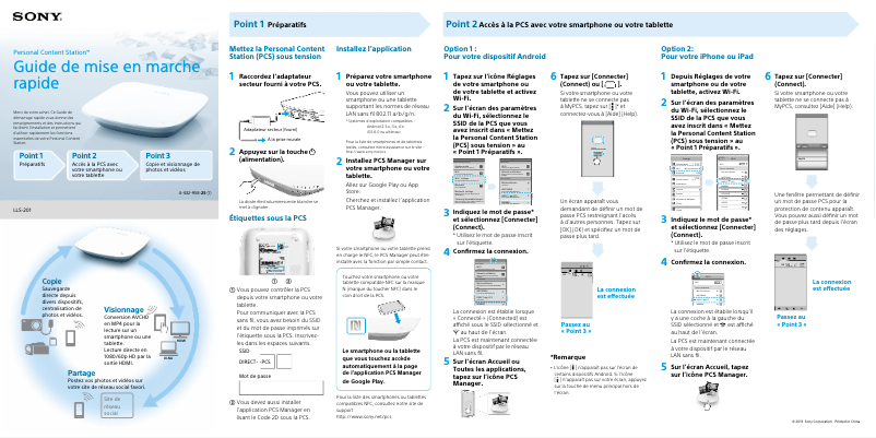 Image de la première page du manuel de l'appareil LLS-201