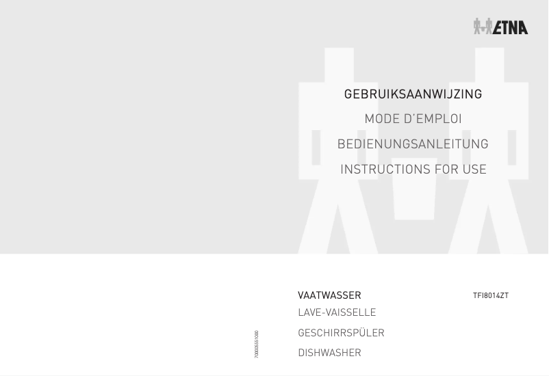 Page 1 of the manual User Manual Etna TFI8014ZT