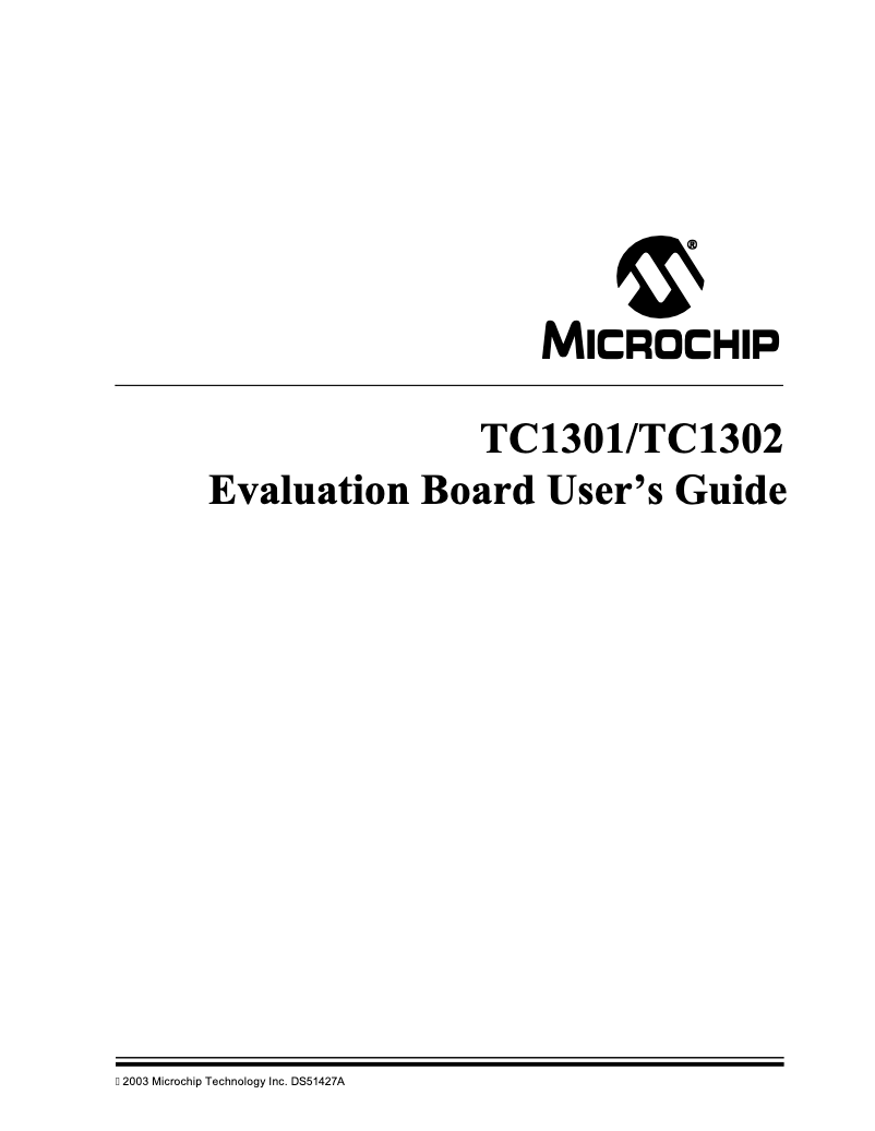 Image de la première page du manuel de l'appareil TC1301/TC1302