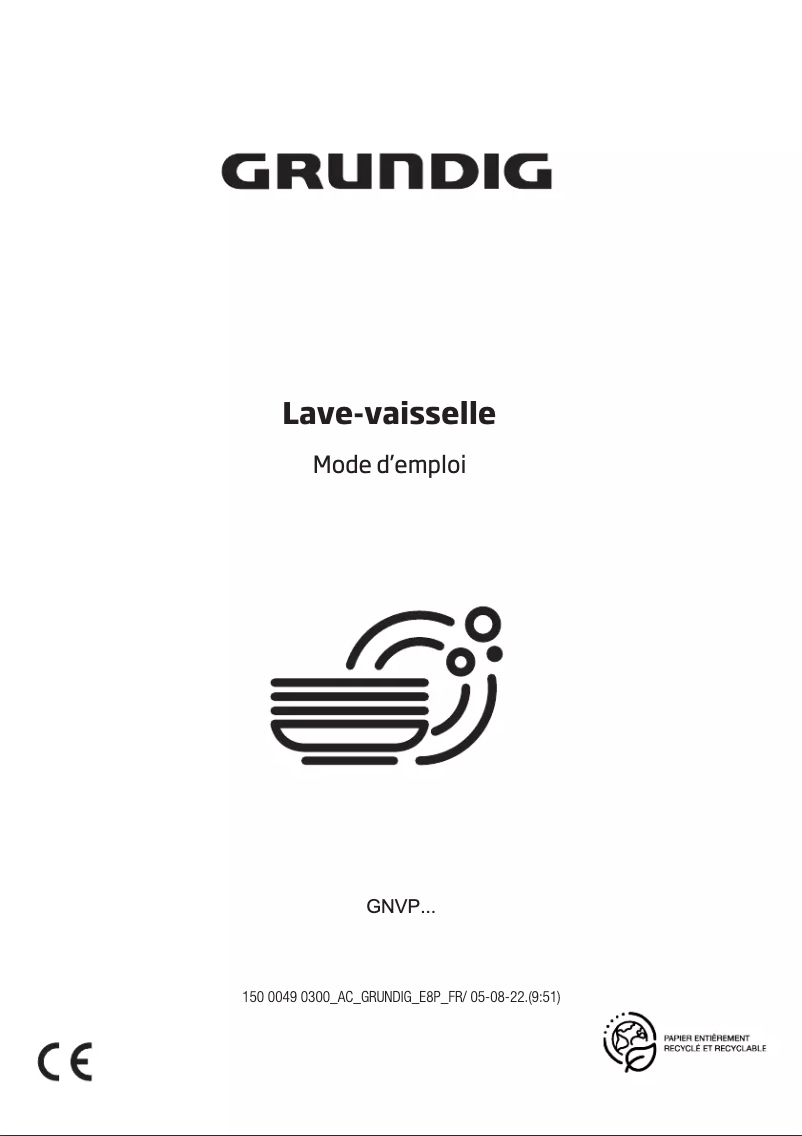 Page n°1 - Manuel utilisateur Grundig GNVP4631DW