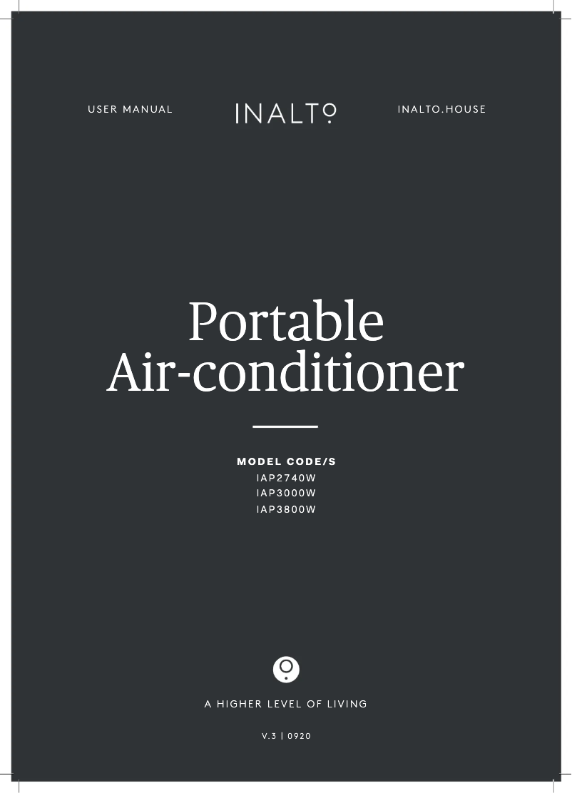 Page 1 de la notice Manuel utilisateur InAlto IAP3000W