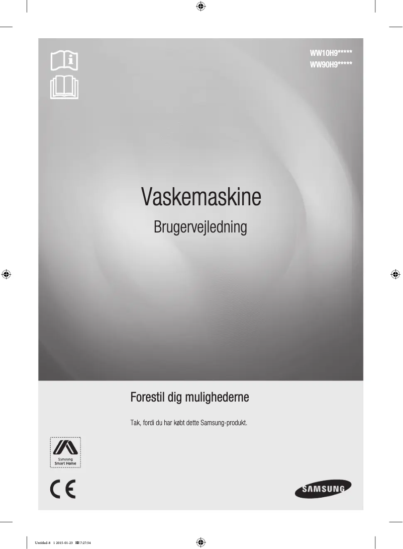 Page n°1 - Manuel utilisateur Samsung WW10H9600