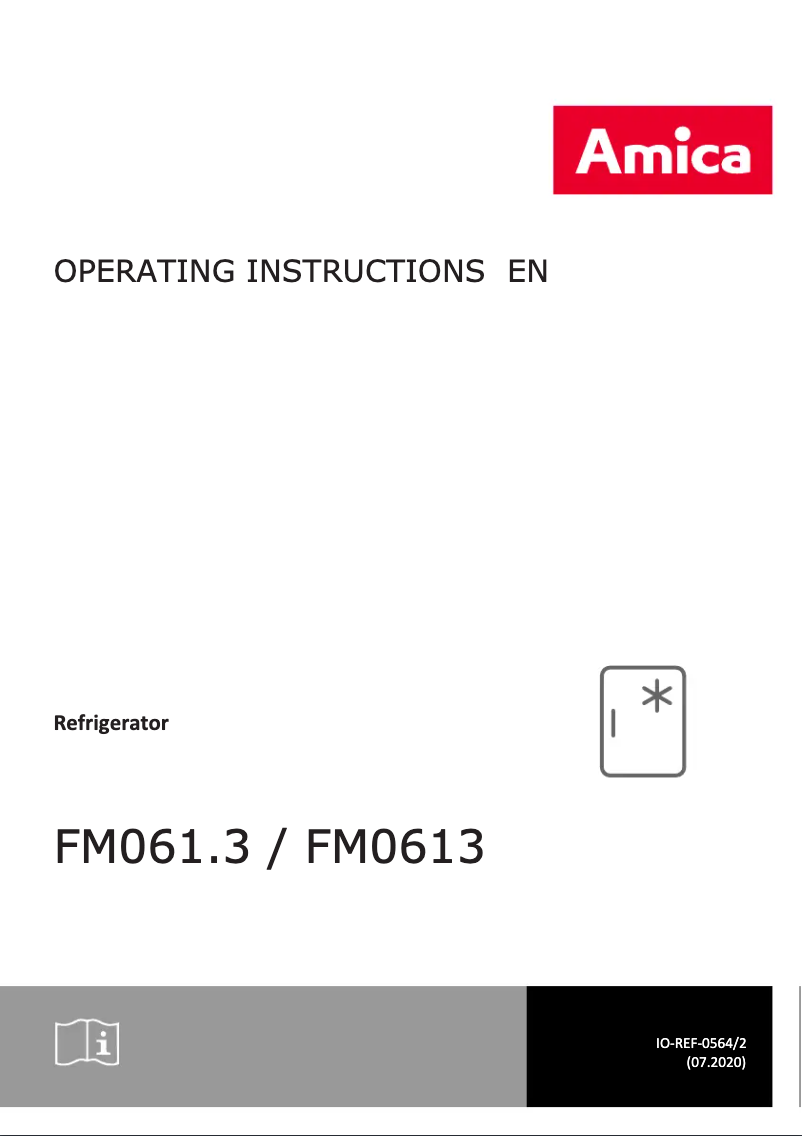 Page n°1 - Manuel utilisateur Amica FM0613