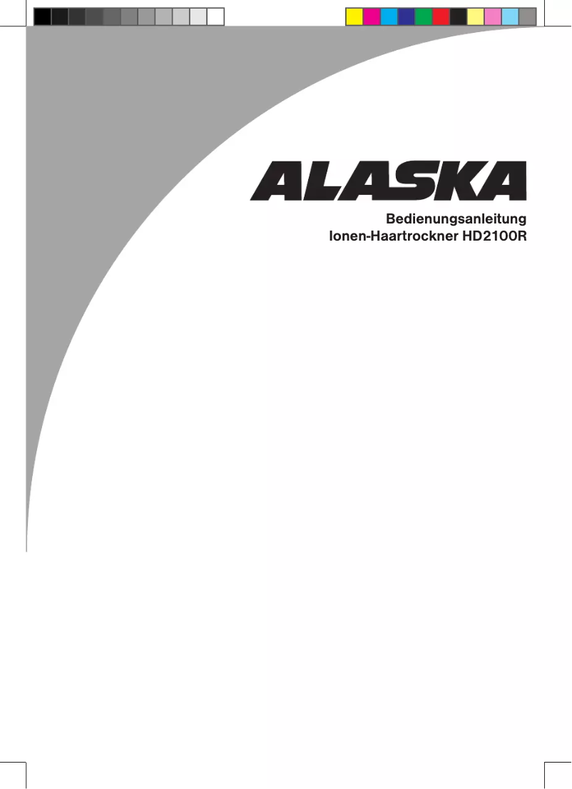 Page 1 de la notice Manuel utilisateur Alaska HD2100R