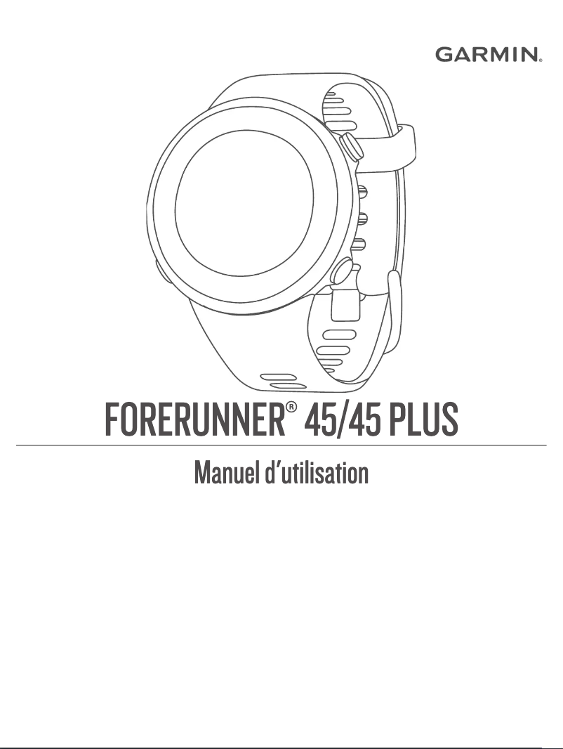 Page n°1 - Manuel utilisateur Garmin Forerunner 45S