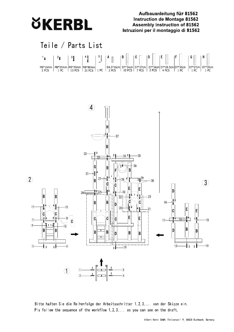 Page 1 of the manual User Manual Kerbl Uranus 81562