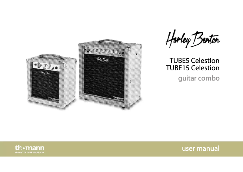 Page n°1 - Manuel utilisateur Harley Benton TUBE15 Celestion