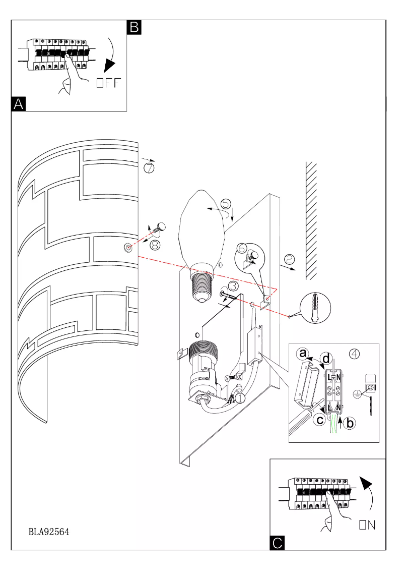 Página 1 del manual Manual de usuario Eglo Bayman