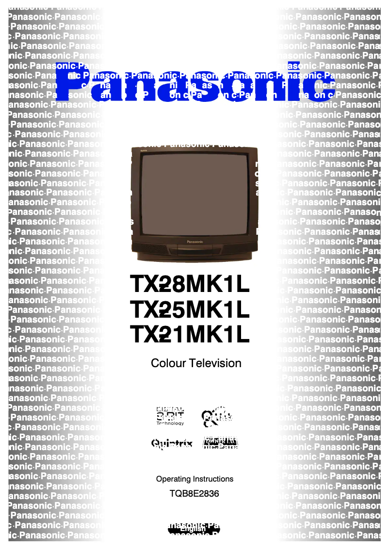 Página 1 del manual Manual de usuario Panasonic TX-28MK1L