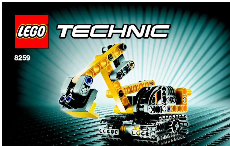 Page 1 de la notice Manuel utilisateur Lego Technic 8259