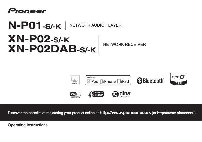 Page n°1 - Manuel utilisateur Pioneer XN-P02