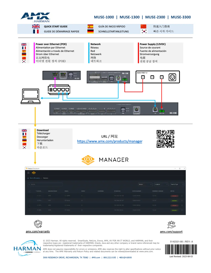 Image de la première page du manuel de l'appareil MU-1000