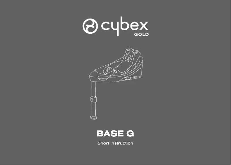 Page 1 de la notice Manuel utilisateur Cybex Base G