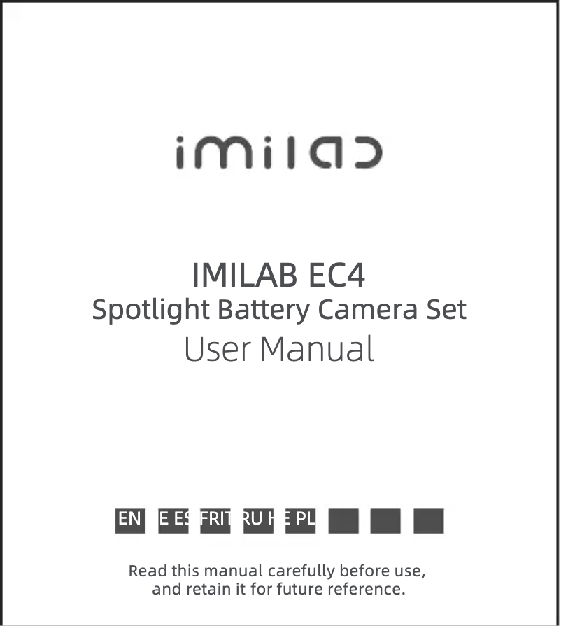 Image de la première page du manuel de l'appareil EC4