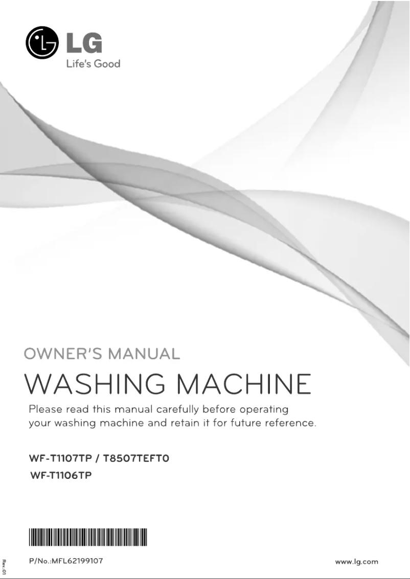 Image de la première page du manuel de l'appareil WF-T1106TP