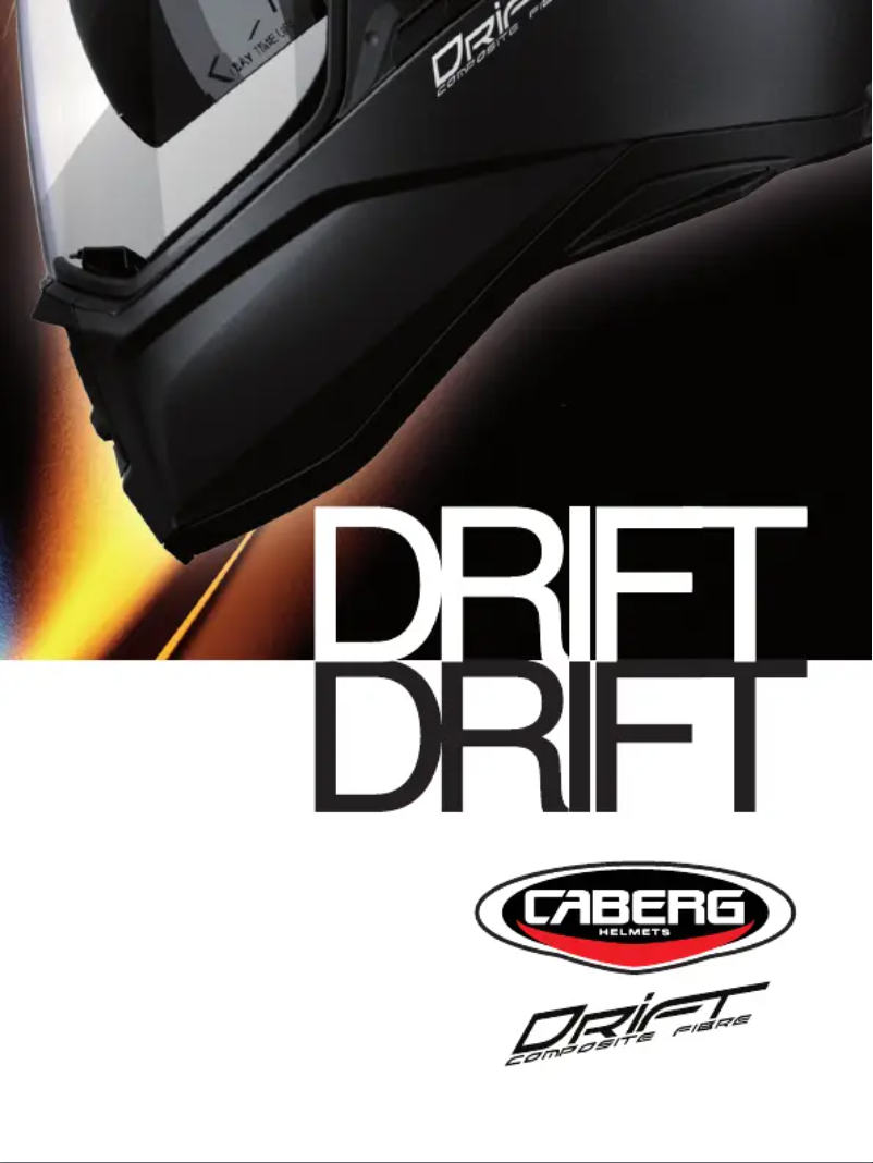 Page n°1 - Manuel utilisateur Caberg Drift