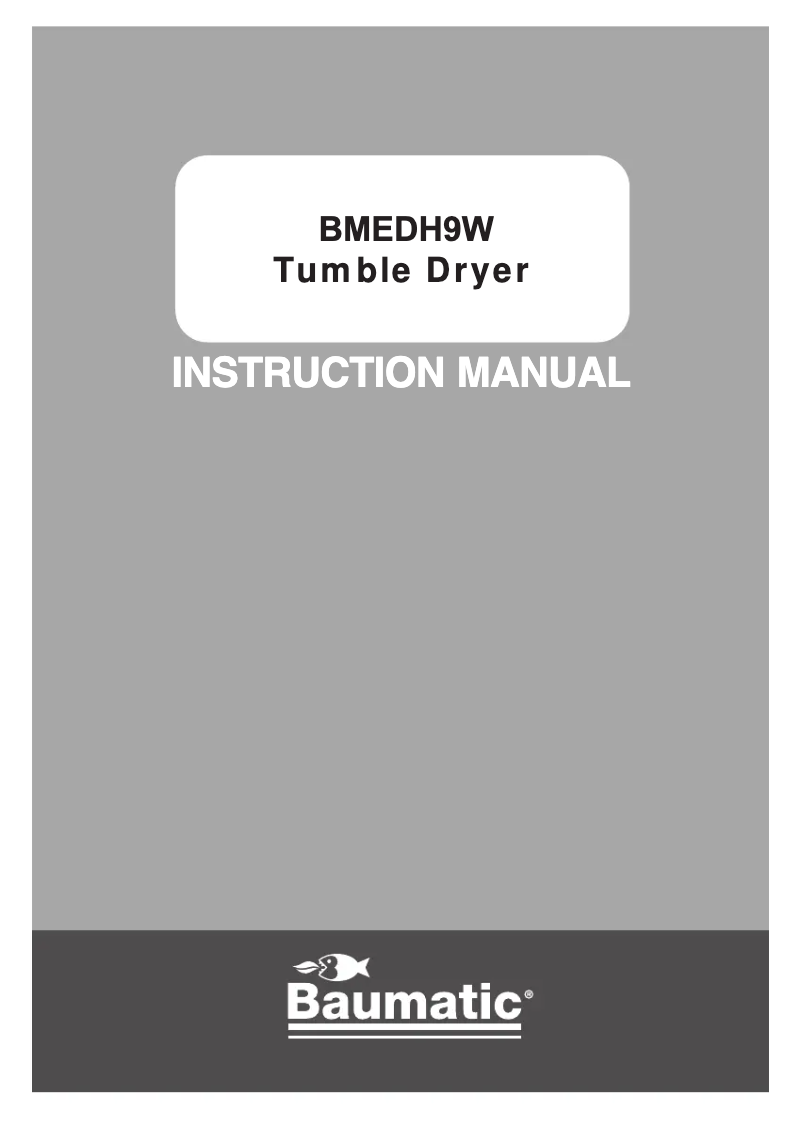 Página 1 del manual Manual de usuario Baumatic BMEDH9W