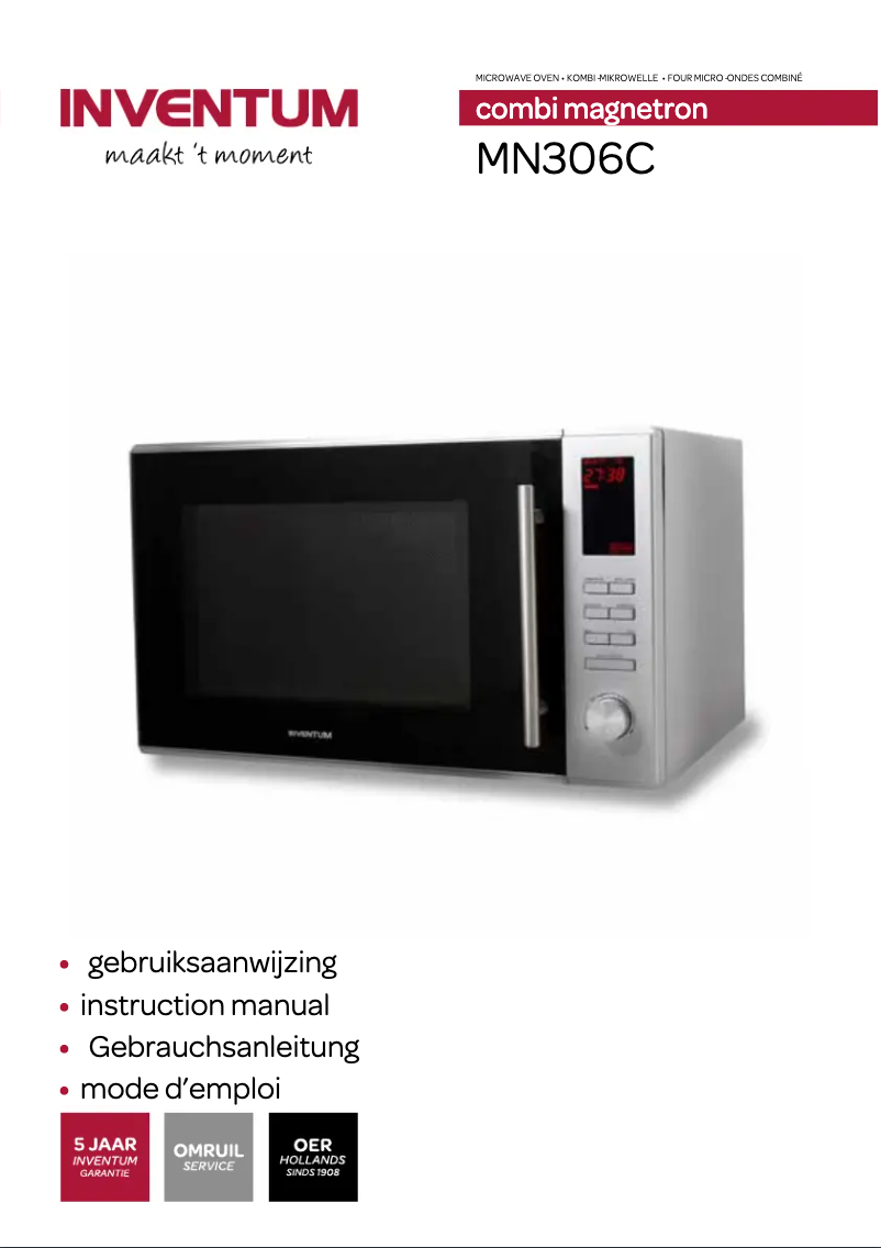 Page 1 de la notice Manuel utilisateur Inventum MN306C