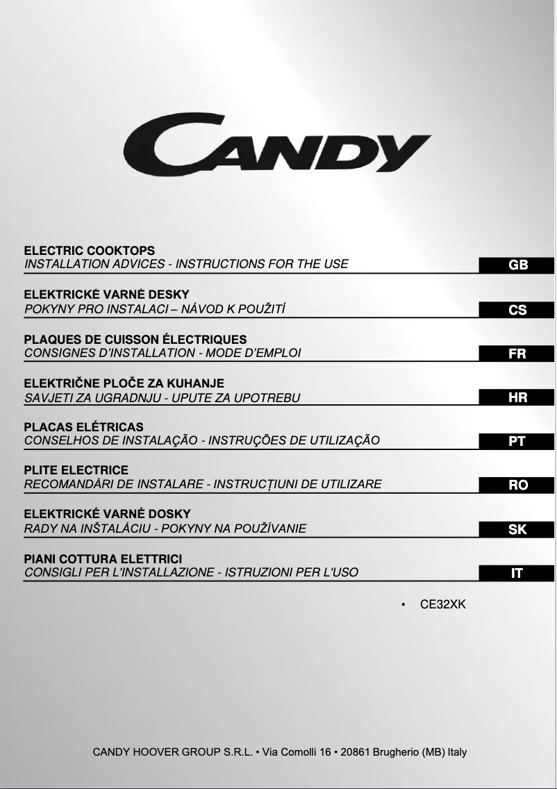 Image de la première page du manuel de l'appareil CE32XK