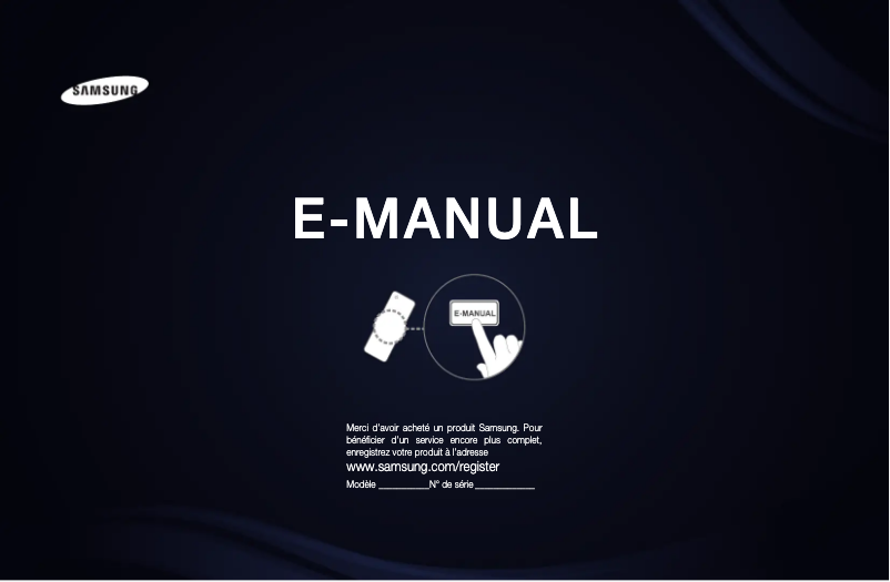 Página 1 del manual Manual de usuario Samsung UA55D6600WN