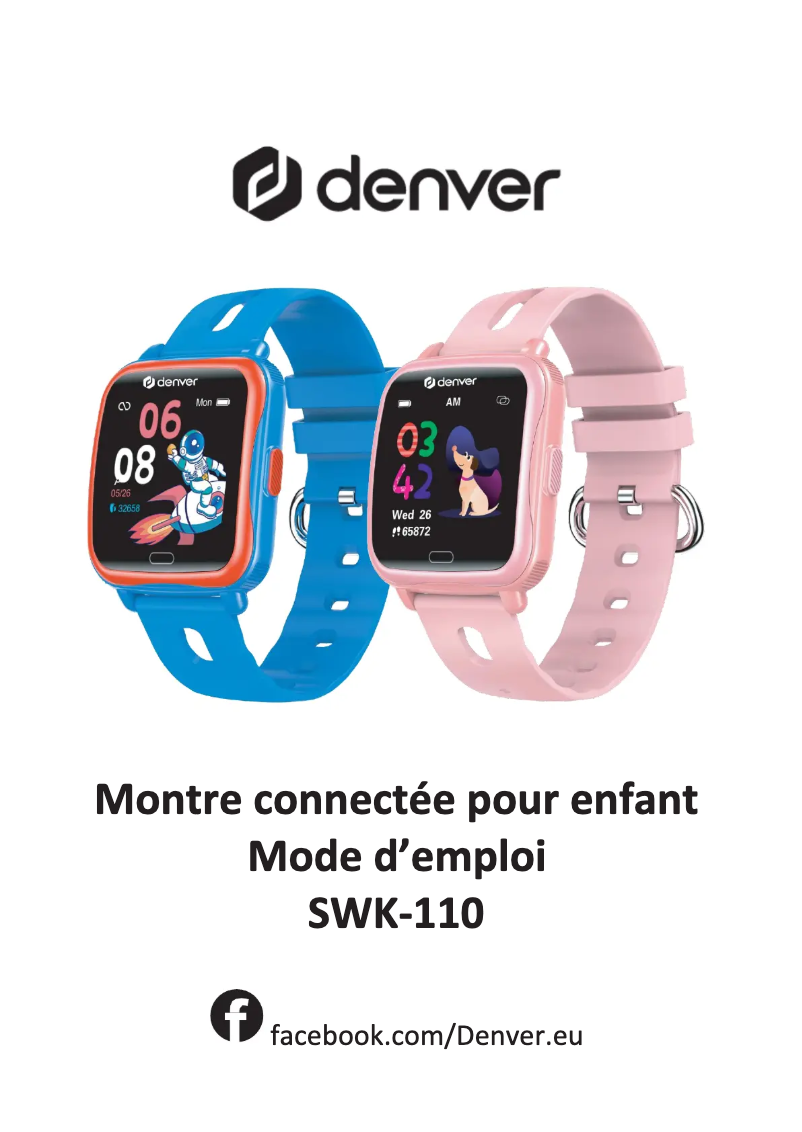 Page 1 de la notice Manuel utilisateur Denver SWK-110