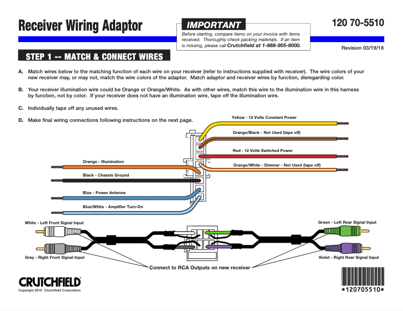 Page n°1 - Manuel utilisateur Metra 70-5510