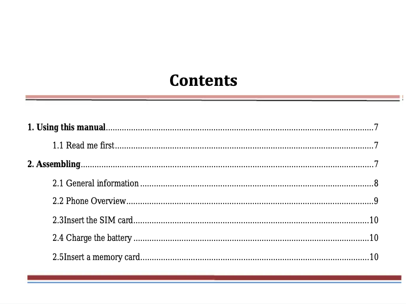 Page 1 de la notice Manuel utilisateur Verykool Leo IV S4007
