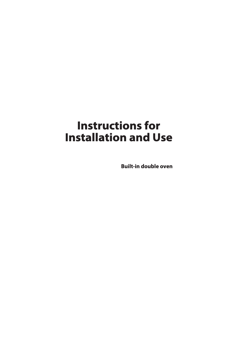 Page 1 de la notice Instructions / montage Indesit IDU 6340 IX