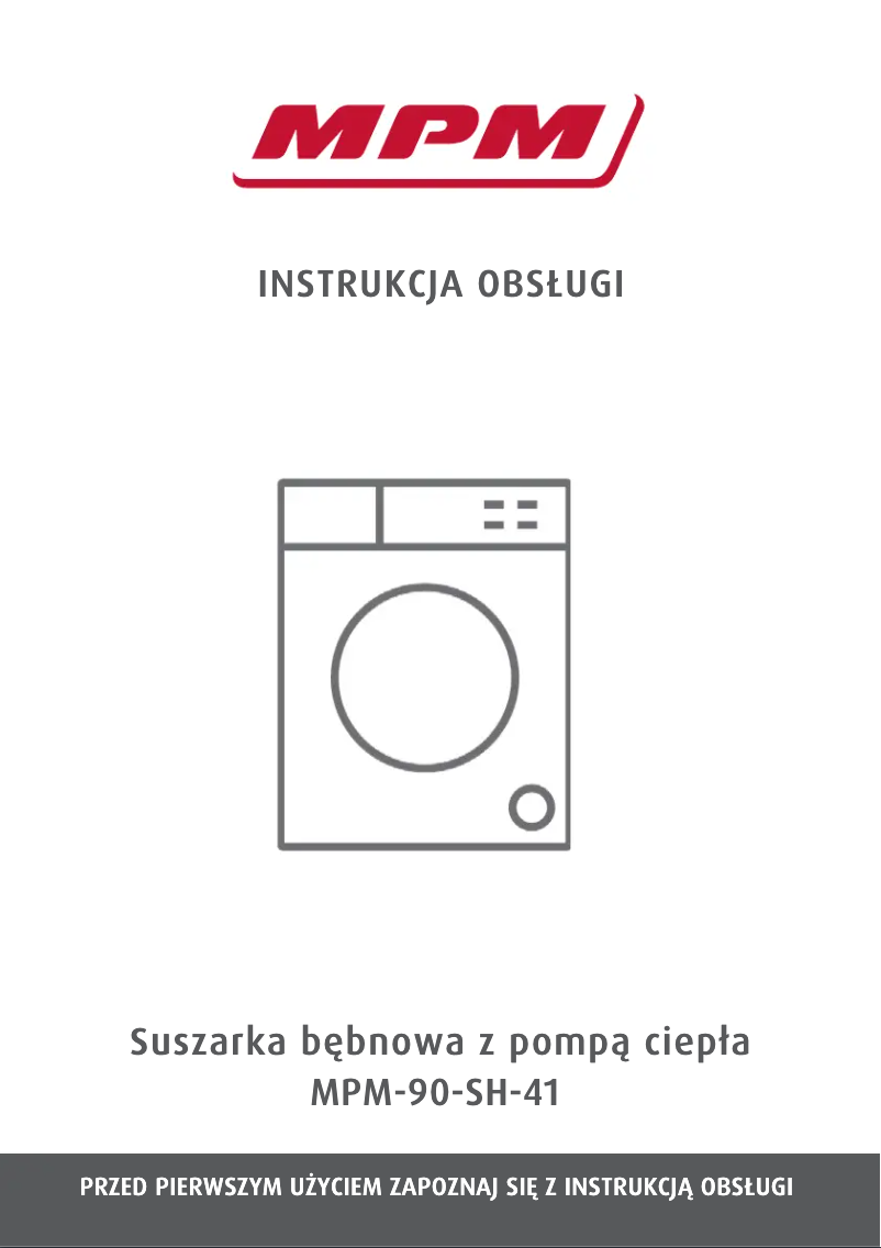 Image de la première page du manuel de l'appareil MPM-90-SH-41