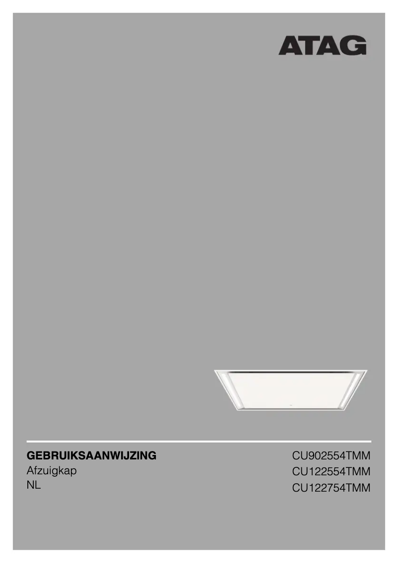 Page 1 de la notice Manuel utilisateur Atag CU902554TMM