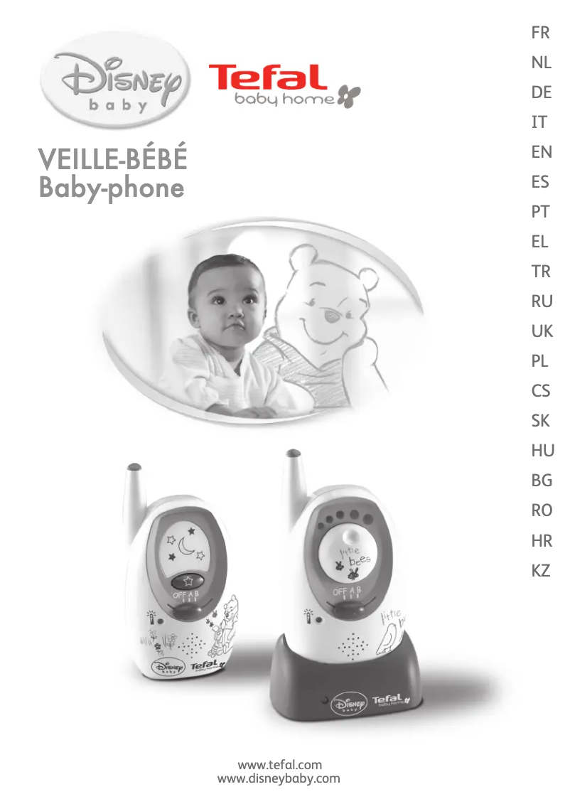 Page n°1 - Manuel utilisateur Tefal Baby Home Disney TD1000