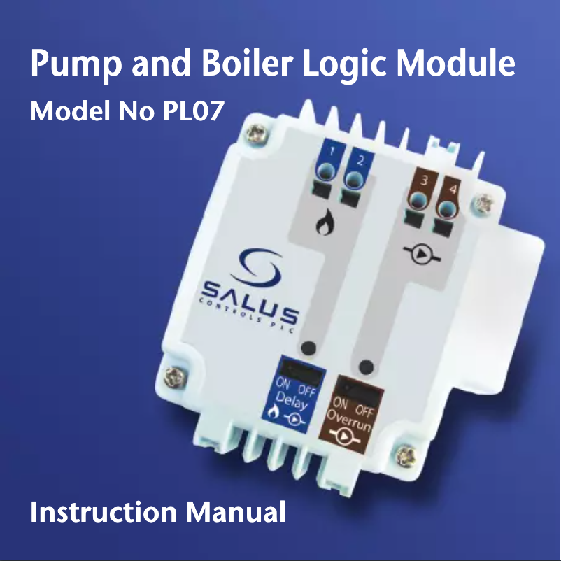 Page 1 de la notice Manuel utilisateur Salus PL07