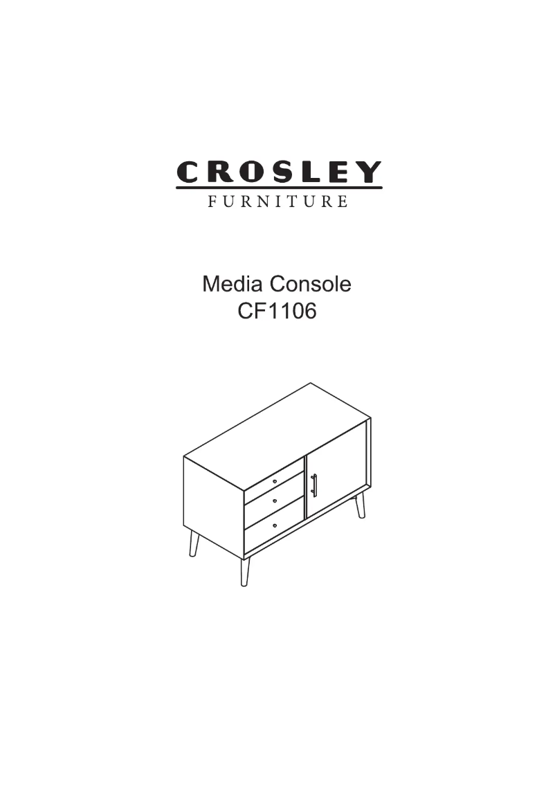 Page 1 de la notice Manuel utilisateur Crosley Landon CF1106