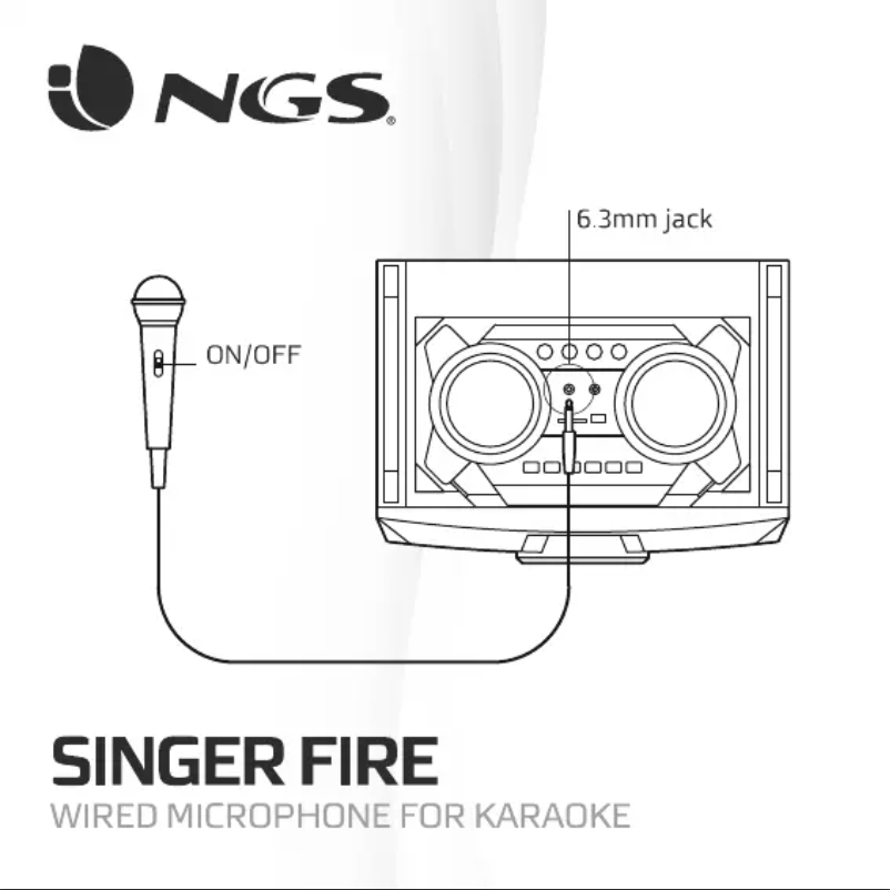 Page n°1 - Manuel utilisateur NGS Singer Fire