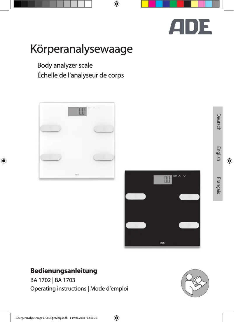Image de la première page du manuel de l'appareil BA 1703