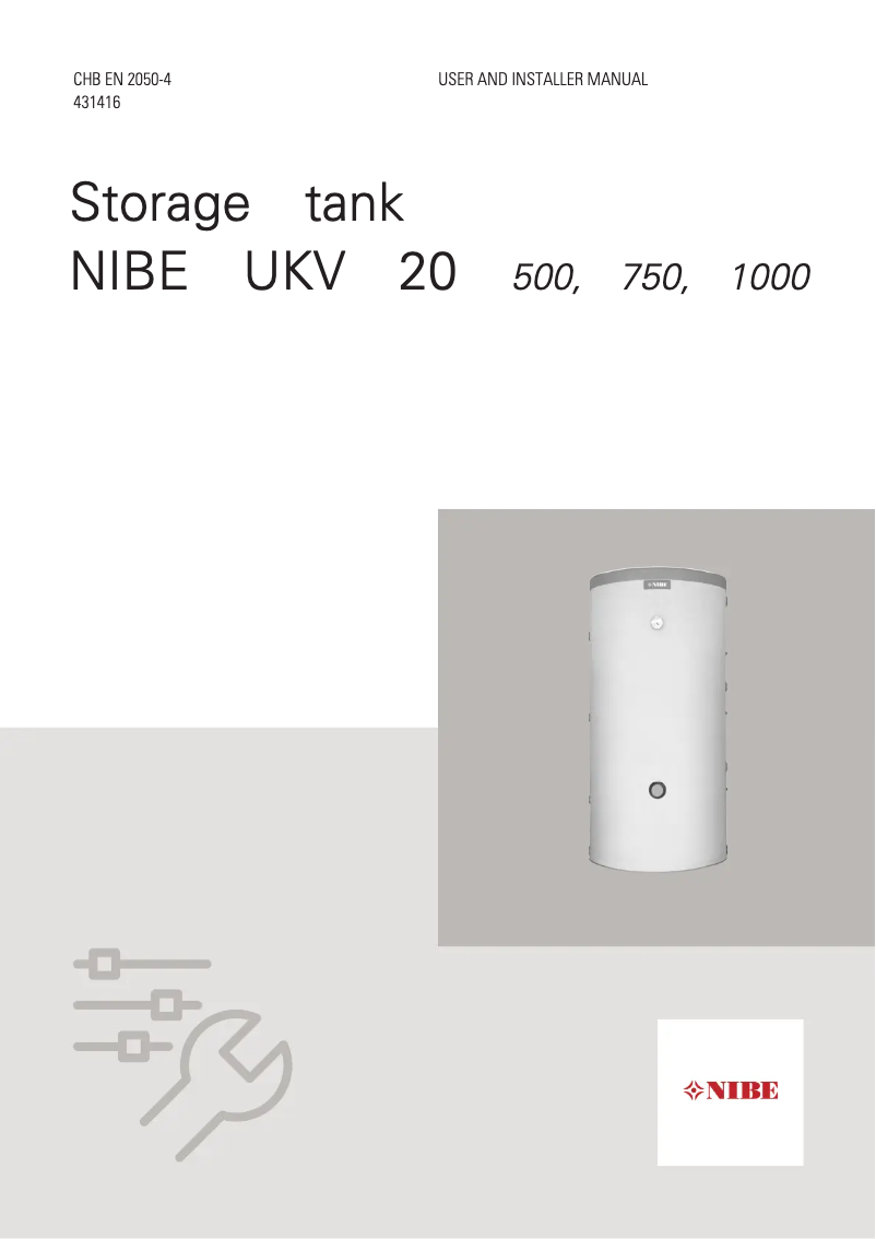 Image de la première page du manuel de l'appareil UKV 200