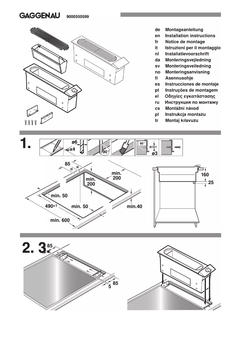 Imagen de la primera página del manual del dispositivo VL040714