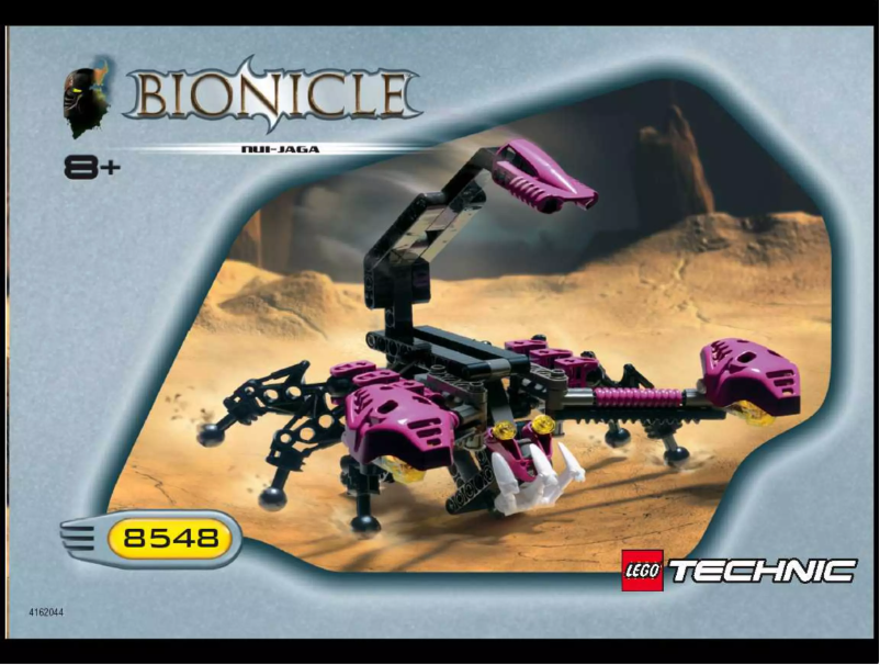 Image de la première page du manuel de l'appareil Bionicle 8548