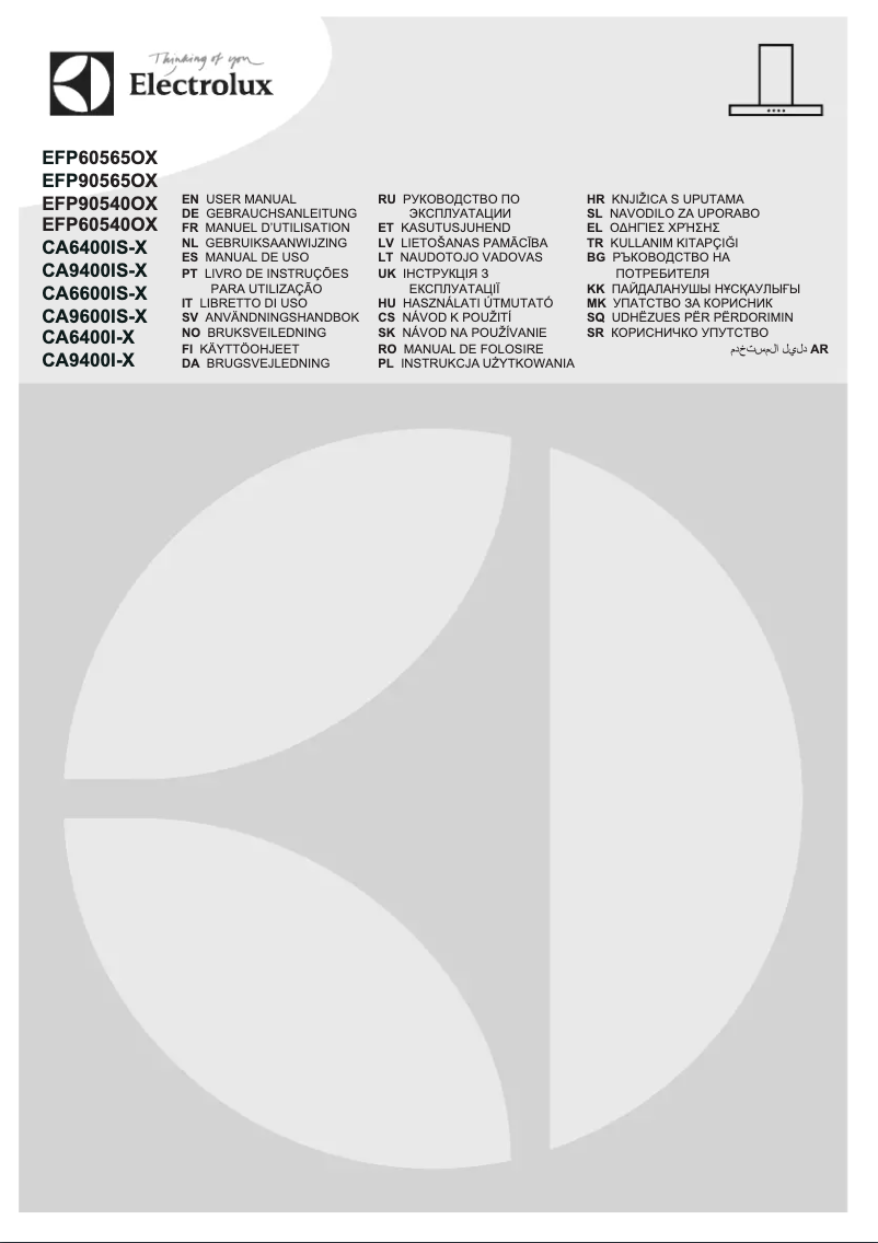 Page 1 de la notice Manuel utilisateur Rex CA9400I-X