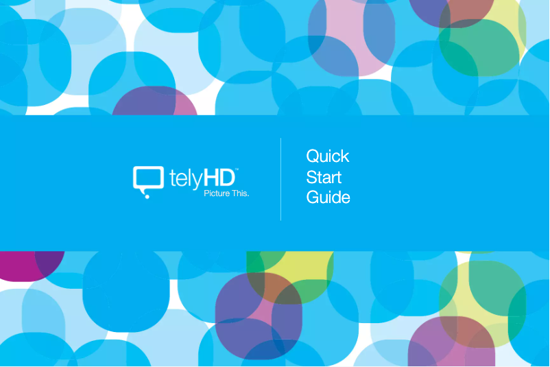 Image de la première page du manuel de l'appareil telyHD