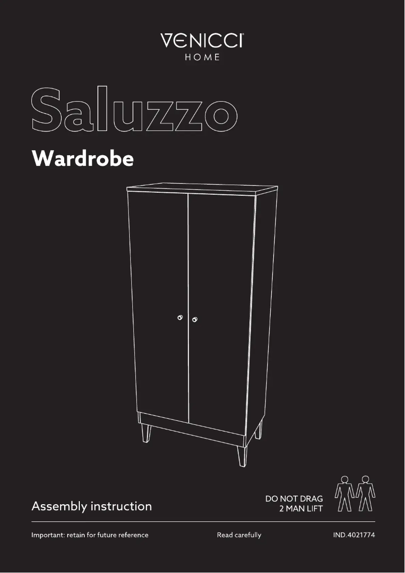 Page n°1 - Manuel utilisateur Venicci Forenzo Wardrobe
