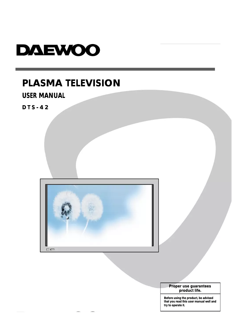 Image de la première page du manuel de l'appareil DTS-42